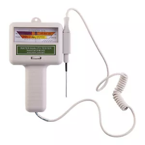 More details for portable ph tester chlorine meter swimming pool spa water quality monitor uk 