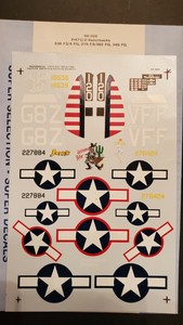 48-368 P47C/D Razorbacks 336 FS, 4 FG, 378 FS, 362 FG, 348 FG