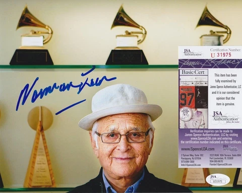 Norman Lear Signed 8x10 Photo JSA COA #U31975 All in the Family Sanford and Son Cover