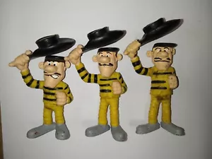 vintage SCHLEICH - lucky luke - DALTON figurines PVC - série de 3 - Imagen 1 de 2