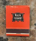 Vintage 1950S 1960S Nos Rock Island Matchbook