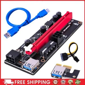 Ver009S PCI-e Riser Ver 009S PCI Express 1X auf 16X Adapter USB 3.0 Datenkabel - Photo 1/12