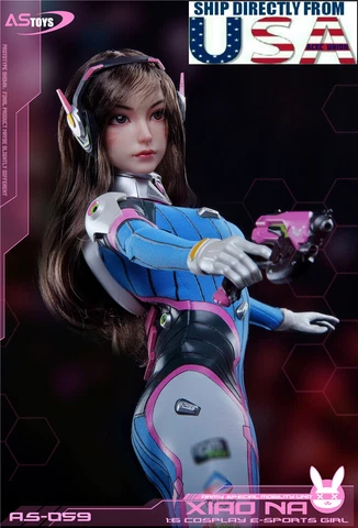 ASTOYS 1/6 D.Va Mech Army Special Mobility Female Figure Full Set AS059 USA Cover