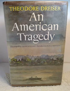 An American Tragedy by Theodore Dreiser Hardcover & DJ Edition 1948 Antique Book - Picture 1 of 12