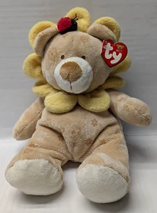 2004 TY Pluffies TY Baby BLOSSOM orso peluche peluche coccinella marrone chiaro con etichetta 11" - Foto 1 di 6