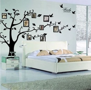 Wandtattoo XXL Stammbaum Familie Bilderrahmen 250 x 200cm Familienstammbaum - Bild 1 von 5