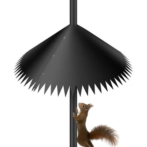 18'' Around Wrap Squirrel Baffle Bird Feeder Squirrel Proof Baffle with Spikes - Picture 1 of 7