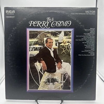 Vintage LP This is Perry Como Double Album Stereo RCA Records VPS 6026e - Image 1 of 2
