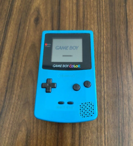 Nintendo GAME BOY COLOR Azzurro ORIGINALE FUNZIONANTE con Sportello Batterie