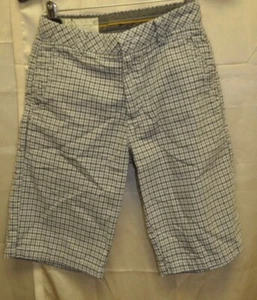 Volcom  womans shorts Sz 6 green plaid - Picture 1 of 3