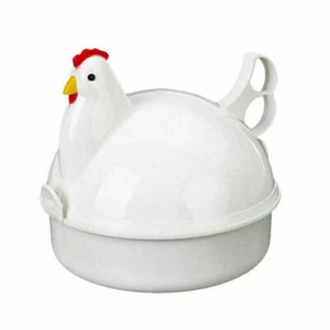 Huhn Mikrowelle Eierkocher Poacher Boiler Steamer Kitchen Tool 4 Eier DE - Bild 1 von 9