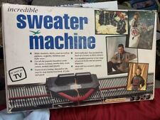 Bond Incredible Sweater Machine Knitting Machine Complete Manual VHS