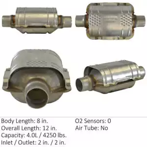 Catalytic Converter-Universal Converter Eastern Mfg 70382 - Picture 1 of 1