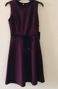 Tommy Hilfiger Women's Tie-Waist Scuba Crepe Dress  Size L - Picture 1 of 2