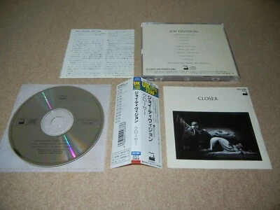 Joy Division "Closer" Japan CD w/UK Indies Collection OBI Factory 25CY-3102 Foto 1 de 4