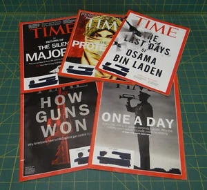 (Lot of 5) TIME Magazine, 2011-2012 Editions on Daily Politics and Events - Picture 1 of 7