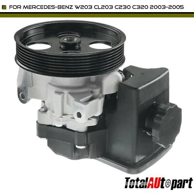 Bomba de dirección asistida con polea para Mercedes-Benz W203 CL203 C230 C320 2003-2005 Foto 1 de 4
