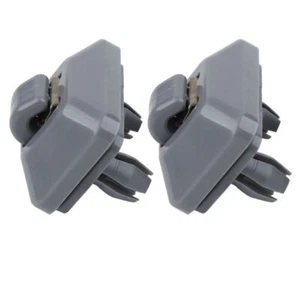 Grey Sun Visor Clips Fit For AUDI A3 A4 A5 Q5 A7 B8 S4 S5 Exeo Quattro Allroad - Picture 1 of 5
