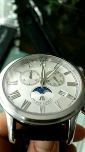 MAURICE LACROIX LES CLASSIQUES LC1138 CHRONO MOONPHASE WATCH, MEN´S, QUARTZ, BOX - Imagen 1 de 12