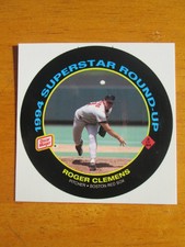 Rare! 1994 Oscar Mayer- BLANKBACK PROOF - ERROR VERSION - Roger Clemens Red Sox
