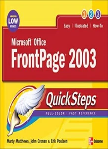 Microsoft Office FrontPage 2003 QuickSteps,Martin S Matthews, Jo - Bild 1 von 1