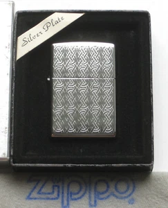 ZIPPO ZUVOR GESAMMELT nicht benutzt CELTIC LOVE KNOT Feuerzeug SILBERPLATTE 595S - Bild 1 von 10