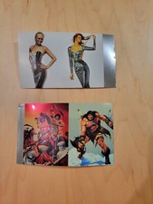 Sorayama 2 Chromium Promo D-5 and D-6, Conan 2 Chromium Promo D-19 & D-20