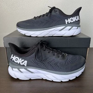 Scarpe da corsa Hoka One One Clifton 7 nere bianche 1110508 da uomo taglia... - Foto 1 di 9