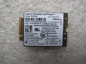 Lenovo Thinkpad T470 QuallCom EM7455 4G modem (P/N: 01AX746) - Picture 1 of 1