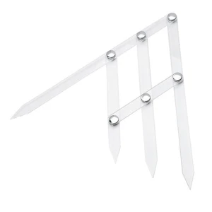 MUP3066A Microblading Caliper Eyebrow Measuring Ruler Permanent Makeup Mold F - Picture 1 of 8