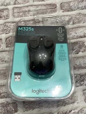 Logitech M325s Wireless Optical Ambidextrous Mouse Black  New In Package - Image 1 of 4