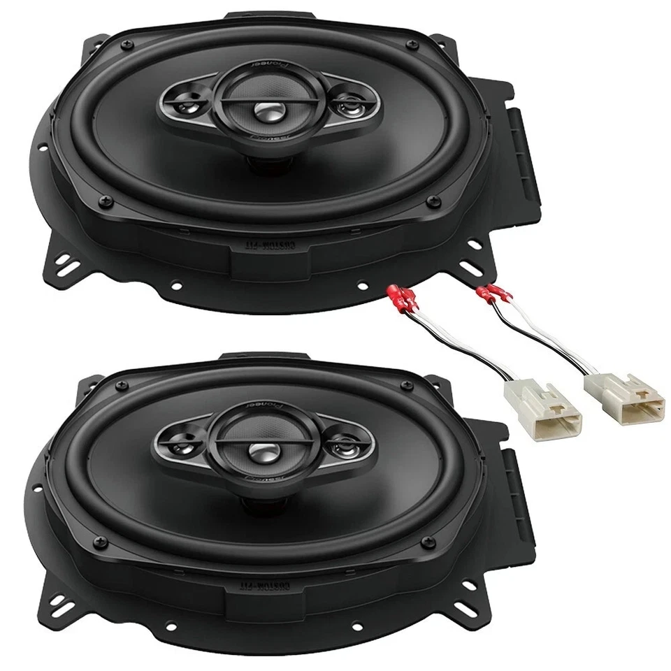 Altavoces de puerta delantera Pioneer TS-A6960F 4 vías 6"x9" para Toyota Tacoma 2005-2018 Foto 1 de 3