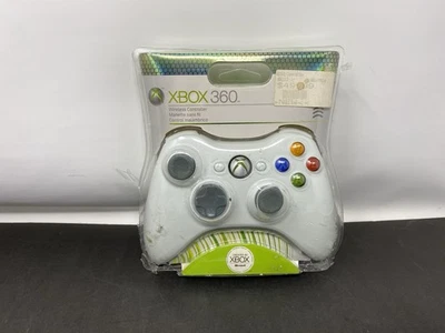 2007 Microsoft Xbox 360 Wireless Controller White OEM Authentic NEW Sealed NOTE! - Image 1 of 4