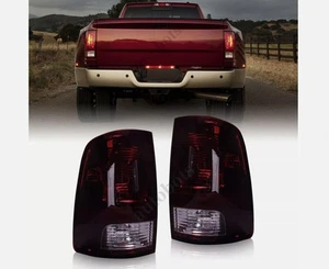 2009-2024 Dodge Ram 1500 2500 3500 Tail Lights Red Smoke NICE! - Picture 1 of 8