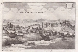 Arco de coto vista general grabado en cobre Merian gravure graving 1650 - Imagen 1 de 1