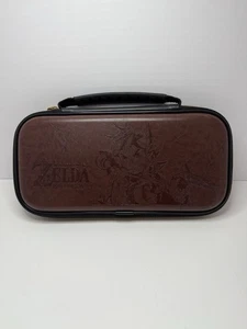 Legend of Zelda Breath of the Wild Nintendo Switch Braun Leder Tragetasche - Bild 1 von 7
