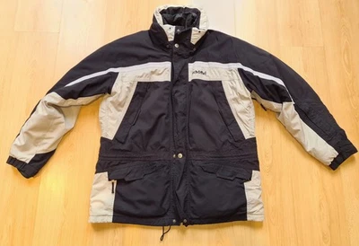 Schöffel Venturi Herren Winterjacke Schwarz Beige Herren Kaputze Gr. XXL 2XL - Bild 1 von 4
