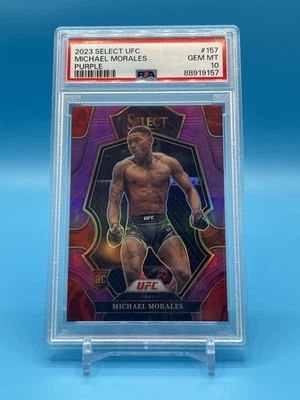 Michael Morales 2023 Panini Select UFC Purple /99 PSA 10 - Image 1 of 2