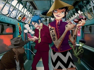 Gorillaz Blur Damon Albarn A3 A4 Print Poster Unframed - Bild 1 von 1