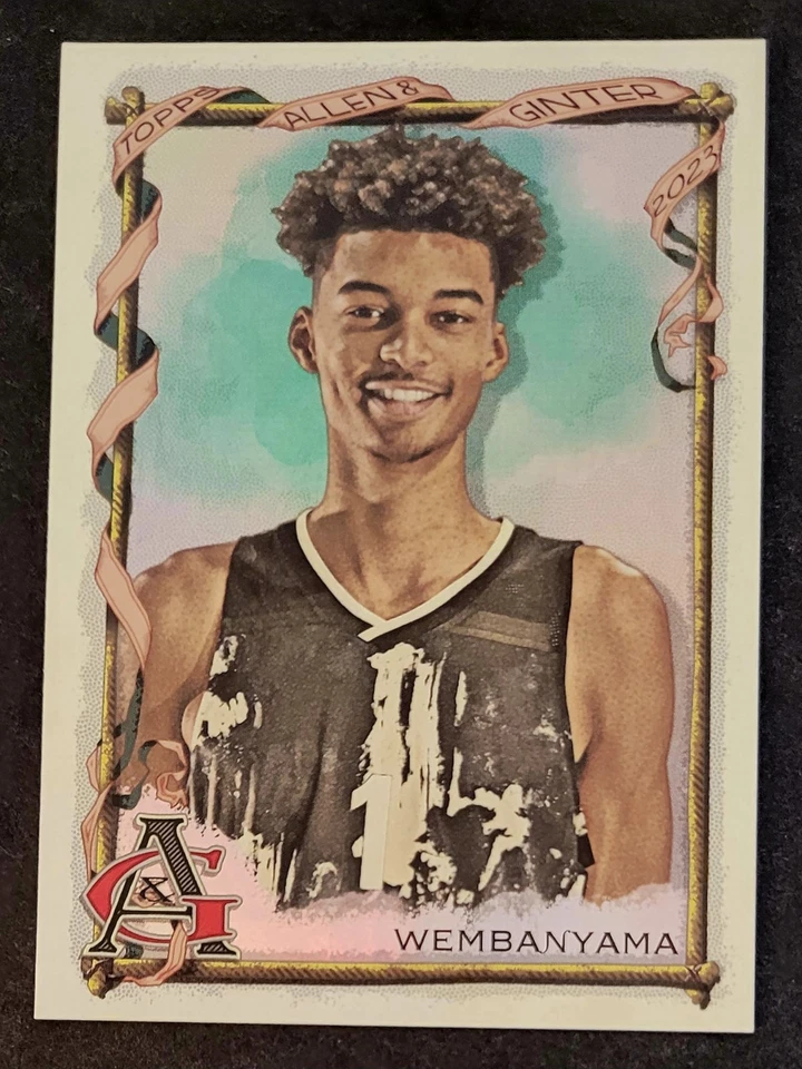 2023 Topps Allen & Ginter Victor Wembanyama Hot Box Foil RC SP - Image 1 of 2
