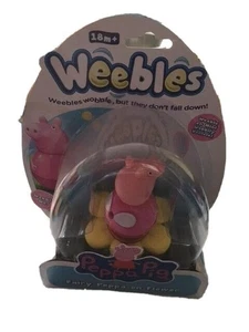 PEPPA PIG WEEBLES FAIRY PEPPA ON FLOWER NEW TOY - Picture 1 of 1