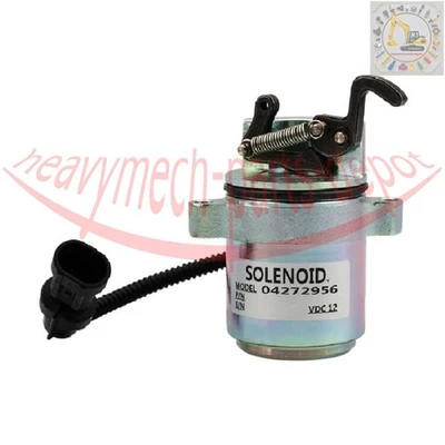 12V 24V Fuel Shut Off Stop Solenoid Valve 04272956 For DEUTZ F2L2011 BF3L2011 - Image 1 of 2