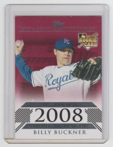 BILLY BUCKNER Royals 2008 Topps Moments & Milestones RED #156 SP RC #1-of-1 SSP - Imagen 1 de 2