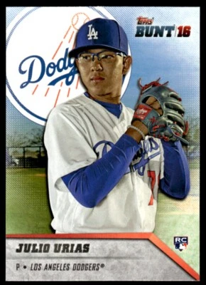 2016 TOPPS BUNT ROOKIE JULIO URIAS R2 - Image 1 of 2