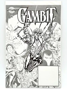 Marvel Authentix 1998 Gambit #1 Dynamic Forces DF Sketch Cover w/ COA NM/M - Picture 1 of 5