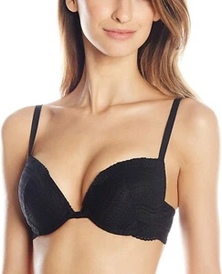Cosabella 168500 Womens Dolce Beauty Underwire Lace Push Up Bra Black Size 36D - Picture 1 of 2