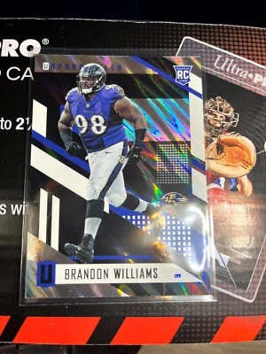 2017 Panini Unparalleled Brandon Williams #36 Rookie RC V477 - Image 1 of 2