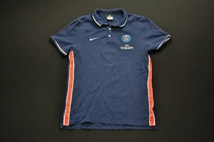 Team Issue PSG Nike Polo Shirt Men's Medium M Player 14 Paris Soccer 5423S - Picture 1 of 3
