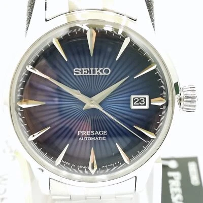 SEIKO PRESAGE SARY123 Blue Automatic Mechanical Elegant Men's Watch New in Box - Image 1 of 4