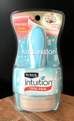 Schick Intuition LECHE DE COCO Y ACEITE DE ALMENDRAS Maquinilla de afeitar Paquete de prueba NUEVO Foto 1 de 3